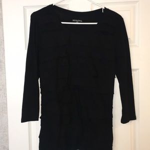 *sold* Merona 3/4 sleeve ruffle top